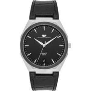 Rhodenwald & Söhne Mens Stainless-steel Watch – Black Stainless Metal (archived) – One Dimension