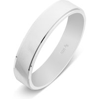 Argento Silver Brushed Silver Band Ring - 64 - Image 2