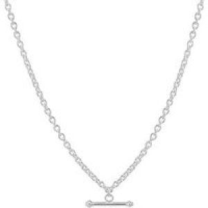 Argento Silver T-Bar Necklace – 50cm