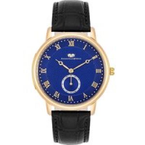Rhodenwald & Söhne Mens Chrome steel Watch – Black Stainless Metal (archived) – One Measurement