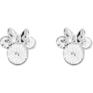 Disney Silver Minnie Mouse Birthstone Earrings – April