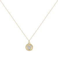 Disney Gold Mickey Double Sided Pendant - Gold - Image 2