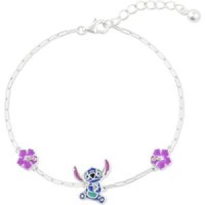 Disney Lilo and Sew Flower Bracelet – Silver