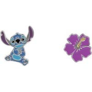 Disney Lilo and Sew Flower Studs – Silver