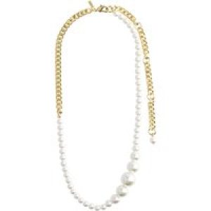 Pilgrim Gold Plated Beat Pearl Necklace – Gold