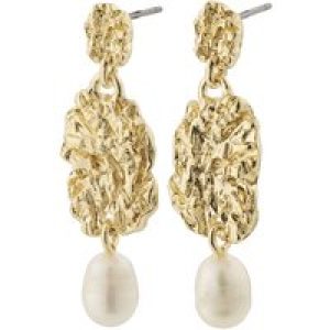 Pilgrim Gold True Hammer Pearl Earrings – Gold
