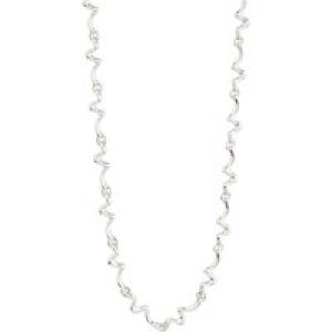Pilgrim Silver Penelope Squiggle Necklace