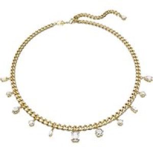 Swarovski Dextera Combined Cuts Gold Tone Necklace – 50cm