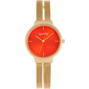 Sophie & Freda Womens and Sedona Bracelet Watch – Orange Stainless Steel – One Size