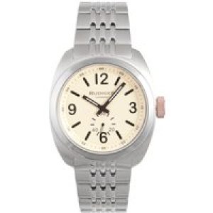Rudiger : Mens Siegen Beige Watch – Silver Stainless Steel – One Size