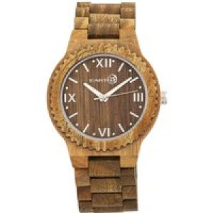 Earth Wood Unisex Bighorn Bracelet Watch – Green – One Size