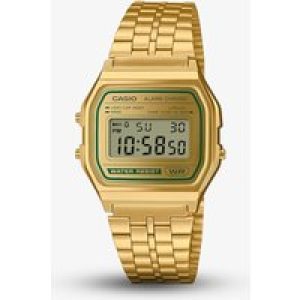 Casio Unisex Vintage Gold Tone Digital Watch A158WEGV-9AEF