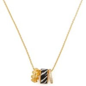 Kate Spade New York Gold Zebra Trio Rings Necklace – 41cm