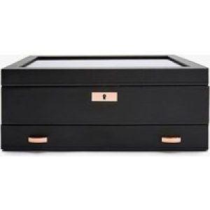 WOLF Axis Copper 10 Piece Watch Box With Drawer 488216
