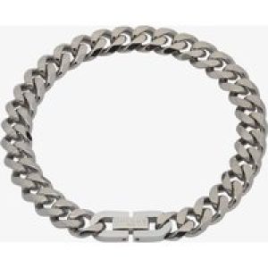 Unique Stainless Steel Matte Polished Filed Curb Bracelet LAB-126/21CM
