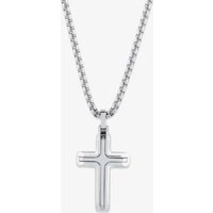 Unique Stainless Steel Cross Pendant Necklace AN-129/50CM