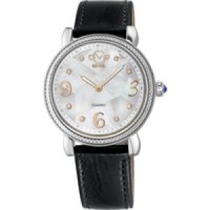 Gv2 Womens Ravenna 12610 Black Leather-based Swiss Quartz Watch – One Dimension