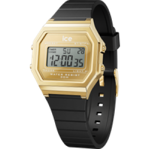 Ice-Watch Ice Watch Ice Digit Unfashionable – Steel Gold Reflect – Black Unisex’s 022731 Silicone – One Measurement