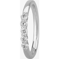 1888 Collection Platinum 0.30ct Five-Stone Diamond Ring HET1001(.30CT PLUS) F-G/SI1-SI2/0.30ct - Image 2