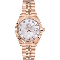 Gv2 Naples 12403 WoMens Swiss Quartz Stainless Metal Diamond Date Watch - Rose Gold - One Dimension - Image 2