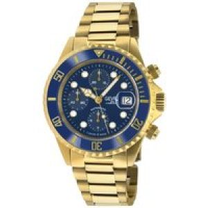 Gevril Mens Wall Street Chrono 4153A Swiss Automatic Sellita SW500 Watch – Gold Stainless Steel (archived) – One Size