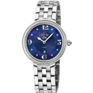 Gv2 Womens Verona Swiss Quartz Diamond Stainless Steel Watch – Silver – One Size