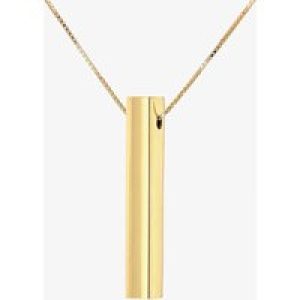 LUXE Silver Gold Plated Vertical Rectangular Bar Necklace 8.19.2145