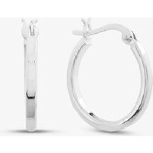 Sterling Silver 20mm Square-Tube Hoop Earrings 8.53.9109