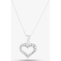 Sterling Silver Open Heart Crystal Pendant 8.62.8584 - Image 2