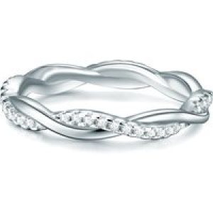 Tresor 1934 Womens Trilani Feminine Sterling Silver Ring – Measurement O