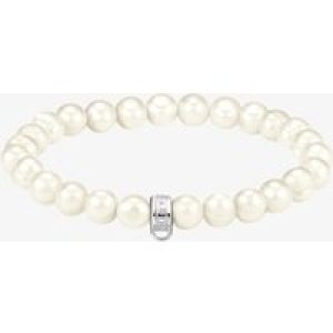 THOMAS SABO As We Love 17cm Freshwater Pearl Silver Bracelet X0293-082-14-L17