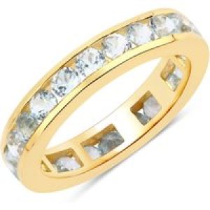Rafaela Donata Womens Khushi Female Sterling Silver Ring – Gold – Size S