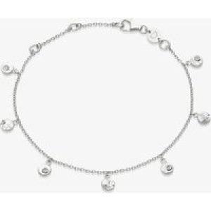 Daisy London Isla Sterling Silver Shell Charm Bracelet SBR02_SLV