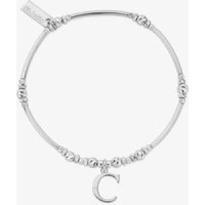 ChloBo Iconic Silver Initial C Bracelet SBMNFR4042C