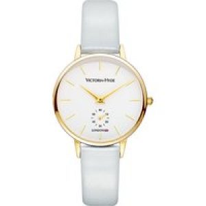 Victoria Hyde London Luxury WoMens Watch with Second Hand Design – Blue & White Stainless Steel – One Size