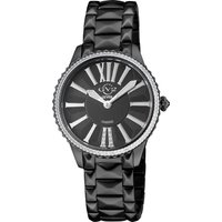 Gv2 Siena Swiss Quartz Diamonds WoMens Black Dial Watch Stainless Steel - One Size - Image 2