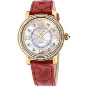Gv2 WoMens Marsala Leather-based Watch – Crimson – One Dimension