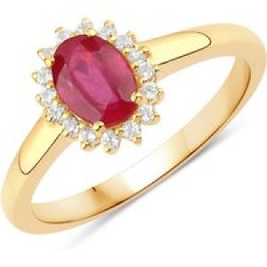 Rafaela Donata Womens Khushi Feminine Sterling Silver Ring – Gold – Measurement N