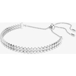 Swarovski Matrix Tennis Silver Two Row Bracelet 5678252