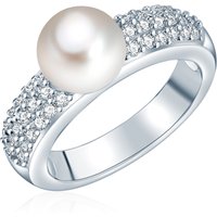 Valero Pearls Womens Feminine Sterling Silver Ring - Measurement P - Image 2