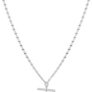 Argento Recycled Silver Sunburst T-Bar Necklace – 45cm