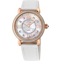 Gv2 Womens Marsala Diamond Swiss Quartz Genuine White Saffiano Vegan Leather Watch - One Size - Image 2