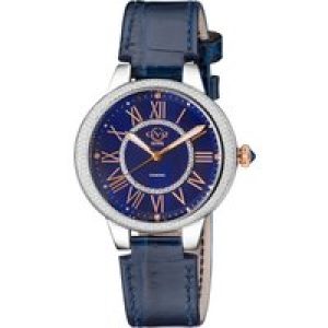Gevril GV2 Astor II WoMens Blue Dial leather band Watch – One Size