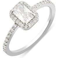 Argento Silver Radiant Halo Chic Ring - 48 - Image 2