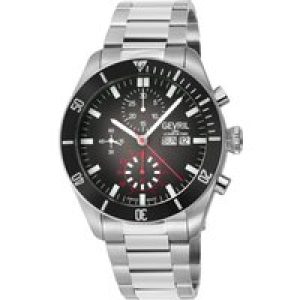 Gevril Mens Yorkville Chronograph 48620B Swiss Automatic ETA 7750 Watch – Silver – One Size