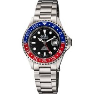 Gevril 4952A Mens Wall Street Swiss Automatic 3 Hands, SW200 Movement Watch – Silver – One Size
