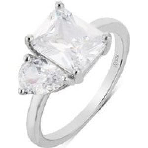 Argento Silver Toi Et Moi Ring – 56