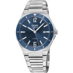 Gevril Mens Top Line 48401B Swiss Computerized Sellita SW200 Watch – Silver – One Measurement
