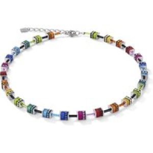 Coeur De Lion Geo Small Multicoloured Necklace – 15.5″ (2″ extension)