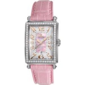 Gevril WoMens 7248RL Mini Quartz Avenue of Americas Pink Diamond Watch – One Size